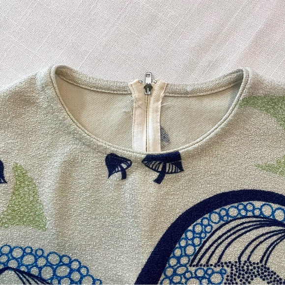 Vintage 60’s/70’s Mushroom Print Long Sleeve Shirt, L - Picture 7 of 11